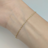 Collier en or véritable Au750, or véritable, chaîne en or massif 18 carats, bijoux à la mode