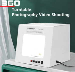 Caldo Sanoto TB30 portatile fotografia giradischi con rotazione di 360 gradi giradischi all'interno per gioielli <span class=keywords><strong>foto</strong></span> video <span class=keywords><strong>scatola</strong></span> luminosa - Product Image 2