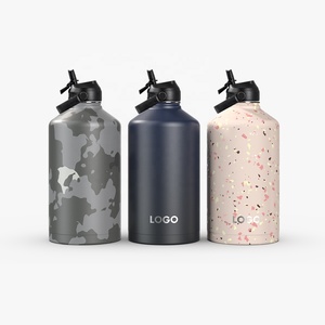 128oz Triple Insulated Stainless Steel Sports <b>Kettle</b> BPA Free Eco-Friendly 6-12 Hours Thermal Insulation Water Bottle Outdoor - Product Image 1