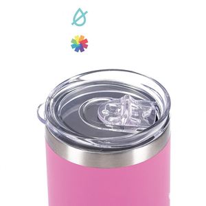 Gobelet isotherme en acier inoxydable à double paroi personnalisé en usine, 12-40 oz, avec couvercle anti-fuite, tasse de voyage - Product Image 3