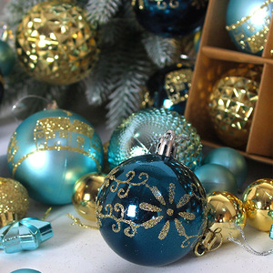 Ychon Boules <span class=keywords><strong>de</strong></span> Noël <span class=keywords><strong>Lot</strong></span> <span class=keywords><strong>de</strong></span> 44 Pièces 3-6cm, Décorations en Plastique pour Sapin, Ornements Suspendus Cadeaux et Fournitures - Product Image 5