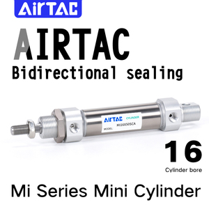 AIRTAC MI16 * 10 स्टेनलेस स्टील एम आई मिनी सिलेंडर कॉम्पैक्ट वायवीय हवा सिलेंडरों वायवीय डबल अभिनय मिनी वायवीय सिलेंडर - Product Image 3