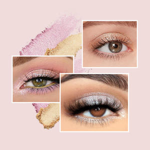 BBC brillo ojos sombras brillo 3D brillo sombra de ojos vegano <span class=keywords><strong>paleta</strong></span> de sombras de ojos de alta calidad venta completa - Product Image 5