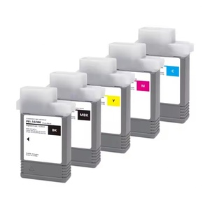 Supercolor 6 Colors 130ML/PC PFI 102 104 Empty <b>Refillable</b> <b>Ink</b> Tank Cartridge for Canon IPF750 IPF 650 655 750 755 760 765 - Product Image 1