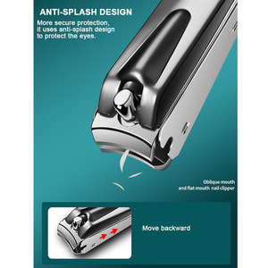 <span class=keywords><strong>Coupe</strong></span>-ongles haut de gamme en acier inoxydable à lame incurvée, outil de manucure, <span class=keywords><strong>coupe</strong></span>-ongles oblique pour doigts et orteils, idéal pour un cadeau - Product Image 3