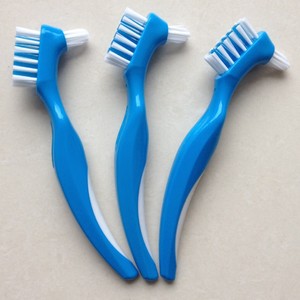 Brosse à dents double face pour prothèses dentaires, nettoyant pour prothèses et appareils orthodontiques – Offre spéciale - Product Image 4