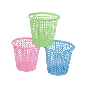 Citylife Office Home Table Desktop Plastic Desk Garbage Bin Waste Trash Can With Lid Foot Trash Can