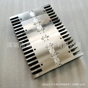 Custom Aluminum Heat Sink <b>Radiator</b> For Manufacturing 100x100x20mm Cooling Solution - Product Image 2