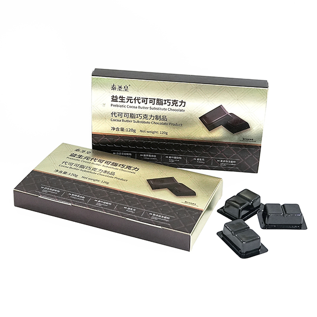 Natural Prebiotic Functional Chocolate Low Sugar Cocoa Butter Substitute Improve Digestive System amd Weight Loss