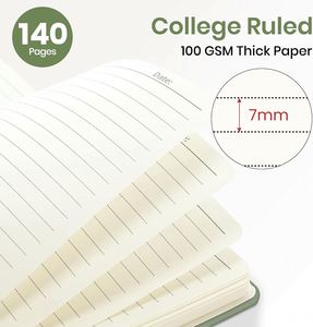 Customized Hardbound Notebooks B5 A5 <b>A6</b> Pu Laser Engraved Logo Unique <b>Diary</b> Plan Notebook - Product Image 2
