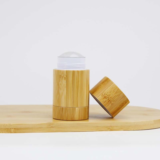 15ml Natural Bamboo Deodorant Container Refillable Empty Deodorant Stick Bottle Eco-Friendly Bamboo Cosmetic Packaging