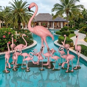 Escultura Gigante de Animales en Fibra de Vidrio, Estatua de Jirafa, Cebra y Canguro de Lujo para Decoración de Paisajes Comerciales en Centros Comerciales y Parques - Product Image 4