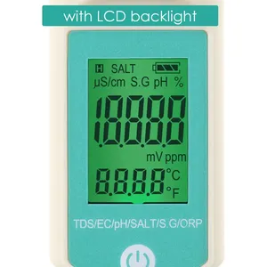 Hedao <span class=keywords><strong>pentype</strong></span> 7in1 Tester Ph/<span class=keywords><strong>Tds</strong></span>/Ec/ORP/độ mặn/S.G./nhiệt độ đồng hồ nước cho hồ cá hồ bơi nước uống - Product Image 4