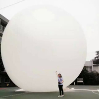 Ballon gonflable géant en latex de 6000 g, sphère ronde de 15 mètres de diamètre, vente directe d'usine, ballon météo pour décoration de fête