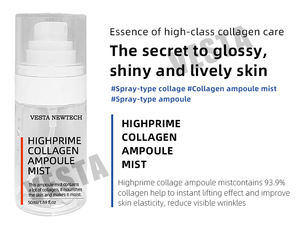2025 Vesta Vente en Gros Kit <span class=keywords><strong>Film</strong></span> & Brume <span class=keywords><strong>Collagen</strong></span> <span class=keywords><strong>Highprime</strong></span> Masque Facial Anti-Âge Sérum Blanchissant et Spray Collagène - Product Image 3