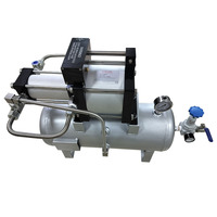 Modèle USUN: AB05T-20L système complet de pompe d'amplificateur de pression d'air 20-35 Bar avec réservoir de 20 L et régulateur de pression