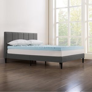 Surmatelas en mousse à mémoire de forme moderne à 5 zones de 4 pouces pour chambre à coucher - Product Image 6