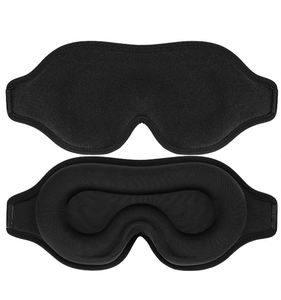 Masque de sommeil personnalisé en coton avec logo 3D profilé pour extensions de cils, luxe et confort - Product Image 2