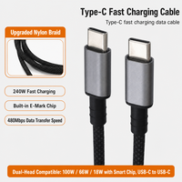 Câble USB C vers USB C, charge rapide PD, transfert de données haute vitesse, câble Type C, plusieurs longueurs 0,15 m 2 m, vente en gros