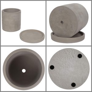 Ensemble <span class=keywords><strong>de</strong></span> 3 pots <span class=keywords><strong>de</strong></span> plantes en béton, fausses plantes succulentes, petit <span class=keywords><strong>Pot</strong></span> <span class=keywords><strong>de</strong></span> fleurs artificielles pour salle <span class=keywords><strong>de</strong></span> bain, décoration intérieure - Product Image 5