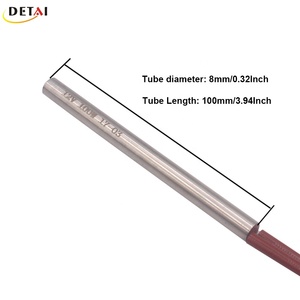 <span class=keywords><strong>12</strong></span> <span class=keywords><strong>volts</strong></span> chauffage <span class=keywords><strong>résistance</strong></span> 100w SUS304 Cartouche Électrique Élément Chauffant Tubulaire Pour 3D Imprimantes - Product Image 6
