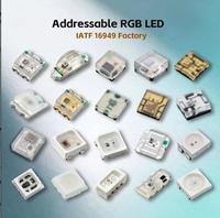 Lentille Diffuseur Transparente avec IC Intégré 2121 LED RGB Adressable avec Garantie de 2 Ans pour Affichage Pixel et Module – Usine OEM