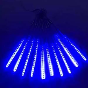 IP67 đánh giá giáng sinh năng lượng mặt trời <span class=keywords><strong>LED</strong></span> Meteor Shower ánh sáng ngoài trời Icicle Raindrop tuyết rơi mưa đèn - Product Image 4