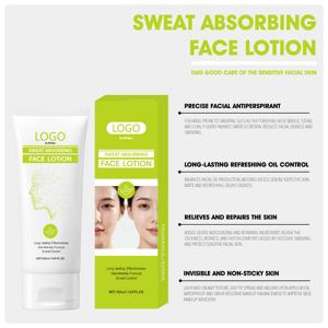 Lozione <span class=keywords><strong>Viso</strong></span> Assorbente Sudore Antitraspirante Controllo Olio Lunga Durata Rinfrescante Pelle Sensibile Fronte e Zona a T 50ml Ingrosso - Product Image 4