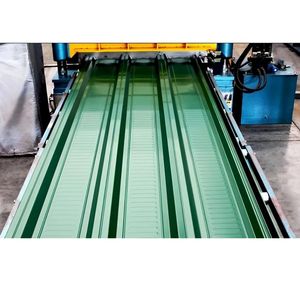 Mexico Popular Calibre 22-Calibre 26 Galvanized Steel Industrial Warehouse 100-35 Roof Wall <strong>Ceiling</strong> Sheet Roll Forming <strong>Machine</strong> - Product Image 3