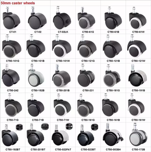 die besten möbelzubehörteile bürostuhl komponenten drehbarer schwarzer eisen malerei drehsessel radstütze für stuhl - Product Image 6