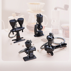 Mini Cafetera <span class=keywords><strong>Moka</strong></span> Kaifangshi, Llavero de Aleación de Zinc, Taza de Café 3D, Utensilio para Café, Colgante para Coche, Regalo Empresarial - Product Image 3