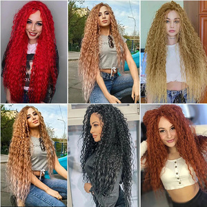 Peluca de Cabello Rizado con Ondas Profundas, sin Encaje, Estilo Latinoamericano, 24/30 Pulgadas, 100g - Product Image 4