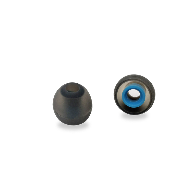 Replaceable Silicone Black Eartip Earbuds Used with Iem Earphone