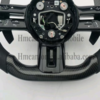 Volant en cuir perforé en fibre de carbone pour Mercedes Benz W177 W213 W204 C257 AMG