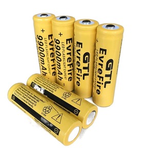 Estilo popular <span class=keywords><strong>18650</strong></span> batería de litio 9900 mA linterna batería recargable afeitadora cuchillo para cortar el cabello - Product Image 1