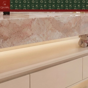 Plans <span class=keywords><strong>de</strong></span> toilette en marbre <span class=keywords><strong>de</strong></span> quartz rose PINKURA pour salles <span class=keywords><strong>de</strong></span> <span class=keywords><strong>bain</strong></span> haut <span class=keywords><strong>de</strong></span> gamme, suites d'hôtels, centres <span class=keywords><strong>de</strong></span> spa, finition des bords <span class=keywords><strong>sur</strong></span> mesure - Product Image 5