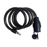 Antivol de vélo pliable en acier robuste avec code à 4 chiffres pour vélos de montagne, de route et pliables