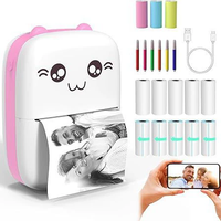 C9 Petite imprimante photo thermique portable sans fil Mini imprimante d'étiquettes d'erreur pour étudiant de poche