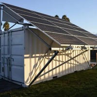 Maison préfabriquée moderne en acier pliable et extensible SHANHAI, design luxueux avec panneaux solaires, garantie de plus de 5 ans