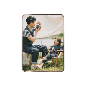 Crystal Photo <b>Frame</b> Aluminum Alloy Square Tabletop Digital Printing Durable Living Room Bedroom Study - Product Image 3