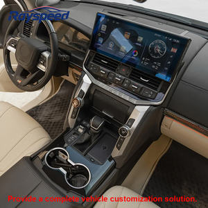 Kit di Aggiornamento Interni per Toyota Land Cruiser 2008-2024, Accessori Auto LC300 Modificati <span class=keywords><strong>Rosso</strong></span> <span class=keywords><strong>Vino</strong></span>, Modello LC200 2022-2024 - Product Image 6