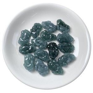 Doğal Burma Gevşek Yeşim Pixiu Kolye Kolye Bilezik Zitian QY-mdypixiu Unisex Günlük Giyim Hediye Oturma Odası Dekor - Product Image 5