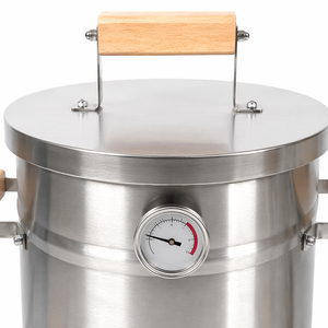 Asador de Carbón <span class=keywords><strong>Portátil</strong></span> de Acero Inoxidable 304 con Termómetro para Exteriores, Camping, Jardín y Picnic - Product Image 4