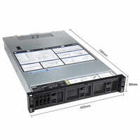 Serveur en rack SR650 V3 2U, double processeur Xeon Scalable, 32 DIMM DDR5, 12 PCIe 5.0, prêt pour GPU, échange à chaud, AnyBay, certifié ISO