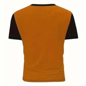 เสื้อยืดแขนสั้นผู้ชาย โพลีเอสเตอร์ พิมพ์ลายแบบซับลิเมชั่น พิมพ์ลายดิจิทัล คอกลม เสื้อยืดกีฬาสำหรับผู้ชาย - Product Image 4