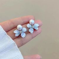 Boucles d'oreilles de style exclusif avec éclat haut de gamme et luxueux sans trous d'oreille et design de crochet d'oreille délicat