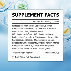Tabletas probióticas para mujeres, las más vendidas, con enzimas digestivas, prebióticos y arándanos, ayudan a nutrir las bacterias buenas en el intestino. - Product Image 3