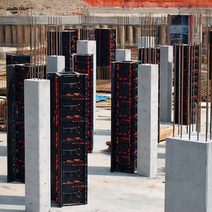 Rectangular Square Column Plastic <strong>Formwork</strong> Reusable Mold <strong>Shuttering</strong> for square Column <strong>Formwork</strong> Panels - Product Image 4