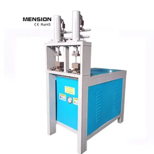 punching machine hydraulic power for tube hole cutting 90 degree notching door frame making industrial use green house shed