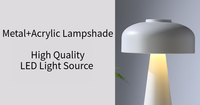 Lampe de table rechargeable à commande tactile fonctionnant sur piles, décoration d'intérieur, lampe de table de restaurant, 3 couleurs, gradation progressive sans fil
